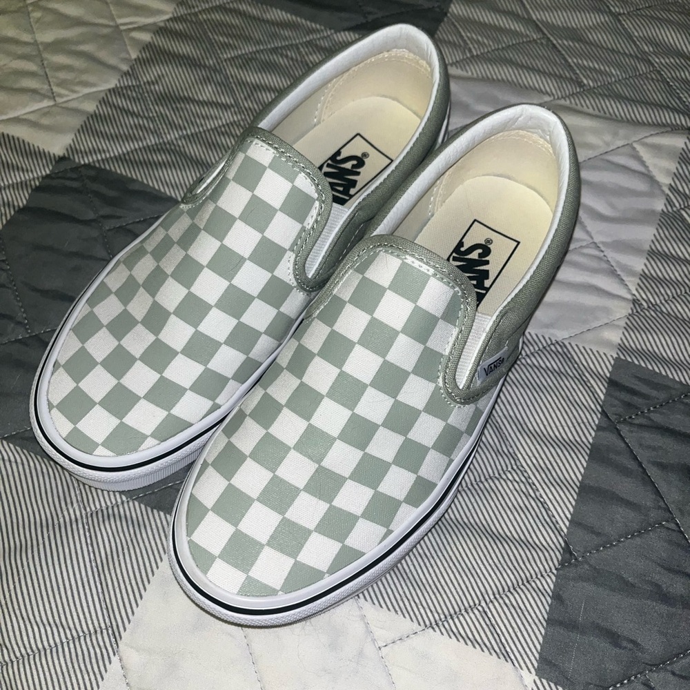 SOLD. Worn once outside women’s Vans size 7